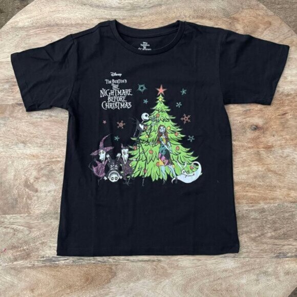 5/$20 NEW 6/6X Girls The Nightmare Before Christmas Christmas Tee - Picture 1 of 4